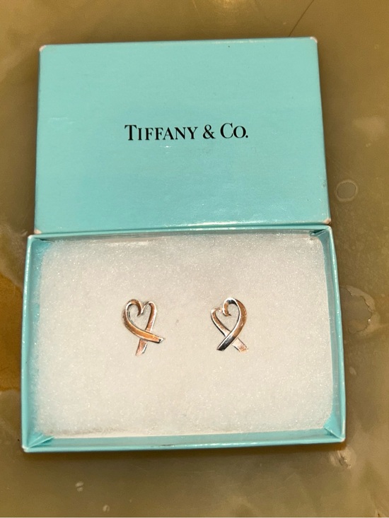Tiffany & Co. Jewelry - Tiffany & Co. 925 Sterling Silver Paloma Picasso Loving Heart Studs